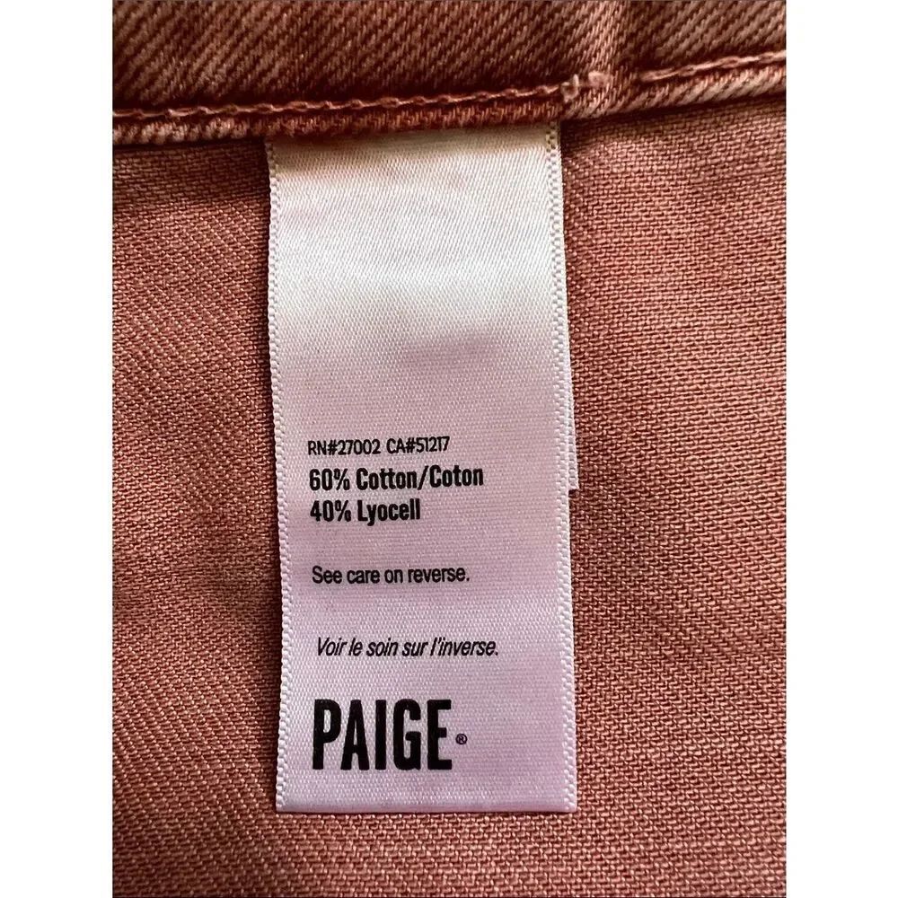 Like New! PAIGE Mayslie Utility Shorts Vintage Muted Clay in Size 32 - Picture 10 of 16